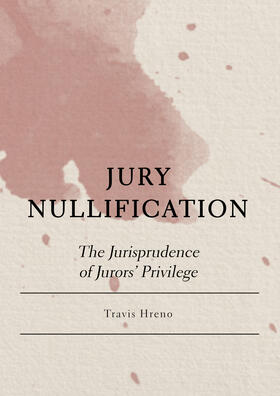 Hreno |  Jury Nullification | Buch |  Sack Fachmedien