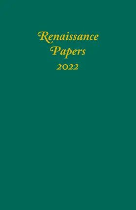 Pearce / Risvold / Given |  Renaissance Papers 2022 | eBook | Sack Fachmedien