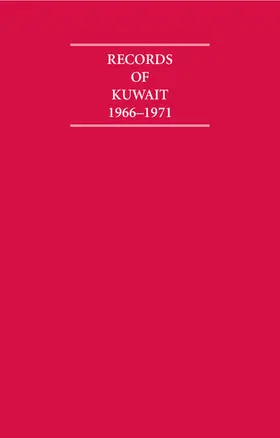 Burdett |  Records of Kuwait 1966-1971 6 Volume Hardback Set | Buch |  Sack Fachmedien