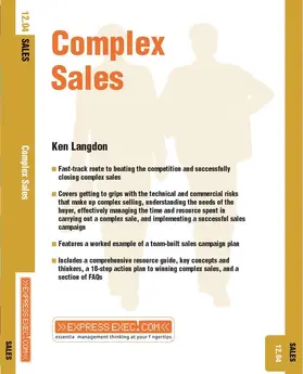 Langdon |  Complex Sales | Buch |  Sack Fachmedien