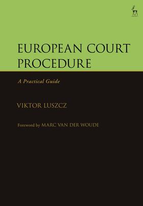 Luszcz |  European Court Procedure | Buch |  Sack Fachmedien