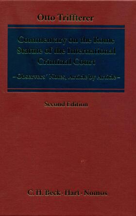 Triffterer | Commentary on the Rome Statute of the International Criminal Court | Buch | 978-1-84113-888-6 | sack.de