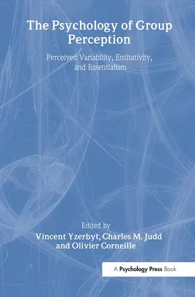 Yzerbyt / Judd / Corneille |  The Psychology of Group Perception | Buch |  Sack Fachmedien