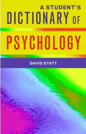 Statt |  A Student's Dictionary of Psychology | Buch |  Sack Fachmedien