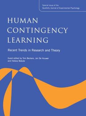 Beckers / De Houwer / Matute |  Human Contingency Learning: Recent Trends in Research and Theory | Buch |  Sack Fachmedien