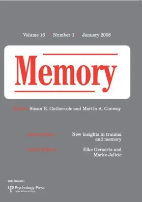 Geraerts / Jelicic |  New Insights in Trauma and Memory | Buch |  Sack Fachmedien