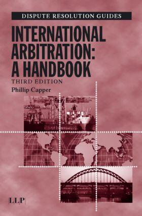 Capper |  International Arbitration: A Handbook | Buch |  Sack Fachmedien