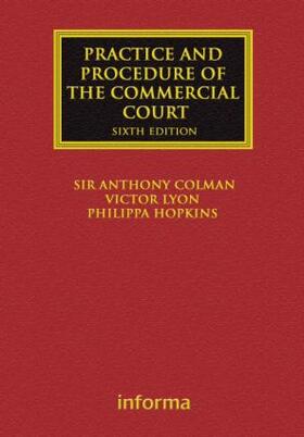 Colman / Lyon / Hopkins |  The Practice and Procedure of the Commercial Court | Buch |  Sack Fachmedien