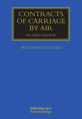 Clarke |  Contracts of Carriage by Air | Buch |  Sack Fachmedien