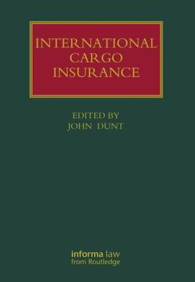 Dunt |  International Cargo Insurance | Buch |  Sack Fachmedien