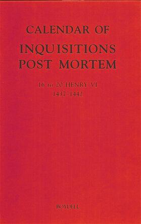 Noble |  Calendar of Inquisitions Post Mortem and Other Analogous Documents Preserved in the Public Record Office XXV: 16-20 Henry VI (1437-1442) | Buch |  Sack Fachmedien