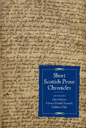 Embree / Kennedy / Daly |  Short Scottish Prose Chronicles | Buch |  Sack Fachmedien