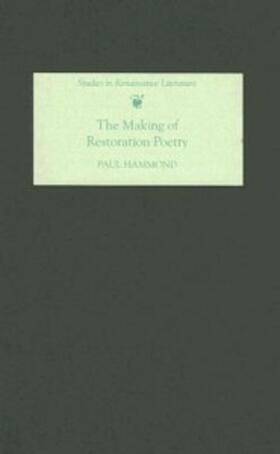 Hammond |  Making of Restoration Poetry | Buch |  Sack Fachmedien