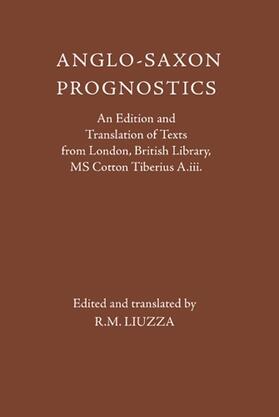  Anglo-Saxon Prognostics | Buch |  Sack Fachmedien