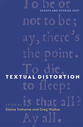 Treharne / Walker |  Textual Distortion | Buch |  Sack Fachmedien