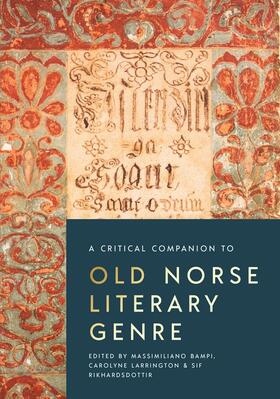 Bampi / Larrington / Rikhardsdottir |  A Critical Companion to Old Norse Literary Genre | Buch |  Sack Fachmedien