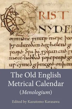 Karasawa |  The Old English Metrical Calendar (Menologium) | Buch |  Sack Fachmedien