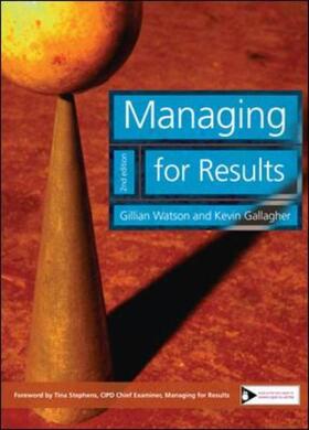 Watson / Gallagher |  Managing for Results | Buch |  Sack Fachmedien