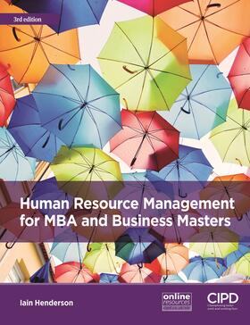 Henderson |  Human Resource Management for MBA and Business Masters | Buch |  Sack Fachmedien