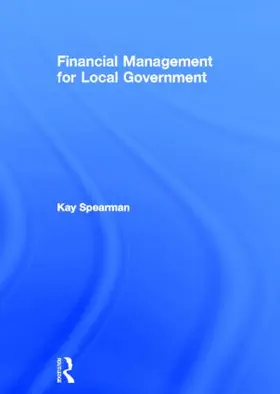 Spearman |  Financial Management for Local Government | Buch |  Sack Fachmedien