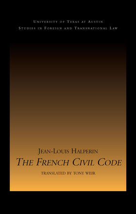 Halperin |  The French Civil Code | Buch |  Sack Fachmedien
