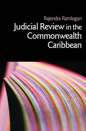 Ramlogan |  Judicial Review in the Commonwealth Caribbean | Buch |  Sack Fachmedien