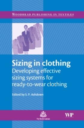 Ashdown |  Sizing in Clothing | Buch |  Sack Fachmedien