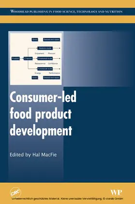 MacFie |  Consumer-Led Food Product Development | eBook | Sack Fachmedien