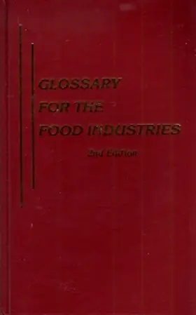 Gould |  Glossary for the Food Industries | Buch |  Sack Fachmedien