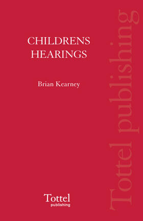 Kearney |  The Scottish Children's Hearings System in Action | Buch |  Sack Fachmedien