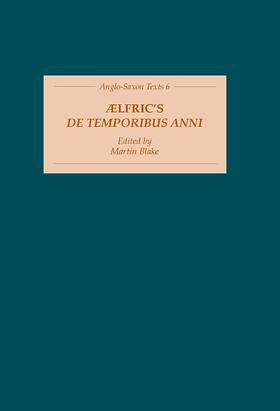 Henel |  Aelfric's &lt;I&gt;De Temporibus Anni&lt;/I&gt; | eBook | Sack Fachmedien