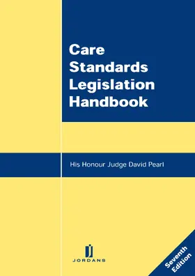 Pearl |  Care Standards Legislation Handbook | Buch |  Sack Fachmedien