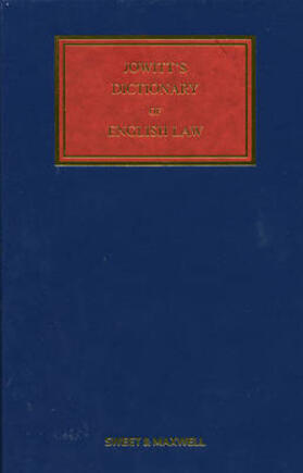 Greenberg | Jowitt's Dictionary of English Law | Buch | 978-1-84703-626-1 | sack.de