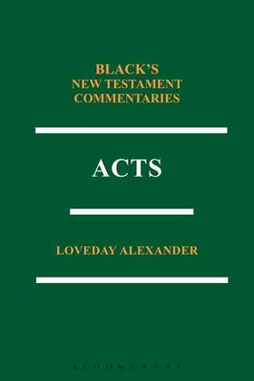 Alexander |  Acts: Black's New Testament Commentaries Series | Buch |  Sack Fachmedien