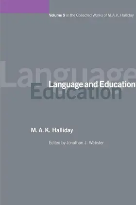 Halliday / Webster |  Language and Education | Buch |  Sack Fachmedien