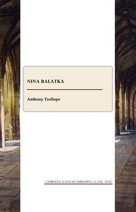 Trollope |  Nina Balatka | Buch |  Sack Fachmedien