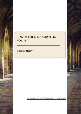 Hardy |  Tess of the d'Urbervilles vol. II | Buch |  Sack Fachmedien