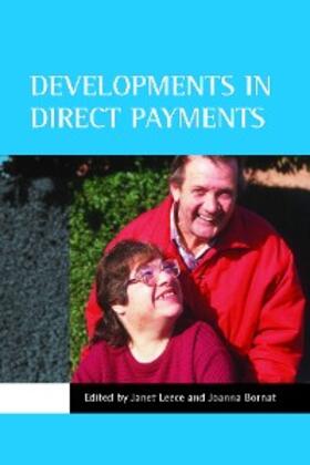 Leece / Bornat |  Developments in direct payments | eBook | Sack Fachmedien