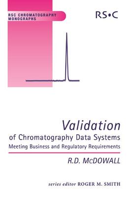 McDowall |  Validation of Chromatography Data Systems | eBook | Sack Fachmedien