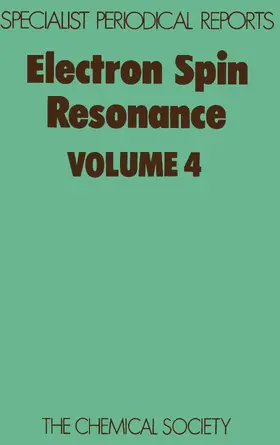 Ayscough |  Electron Spin Resonance | eBook | Sack Fachmedien