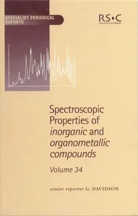 Davidson |  Spectroscopic Properties of Inorganic and Organometallic Compounds | eBook | Sack Fachmedien