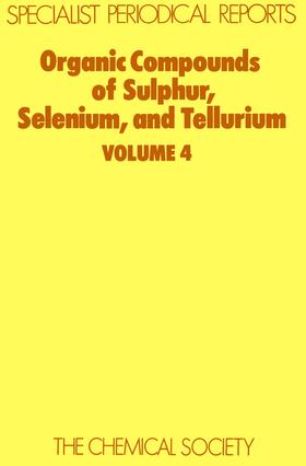 Hogg |  Organic Compounds of Sulphur, Selenium and Tellurium | eBook | Sack Fachmedien