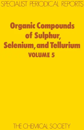 Hogg |  Organic Compounds of Sulphur, Selenium, and Tellurium | eBook | Sack Fachmedien