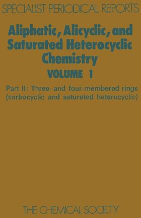Baird / Parker / Boyd |  Aliphatic, Alicyclic and Saturated Heterocyclic Chemistry | eBook | Sack Fachmedien