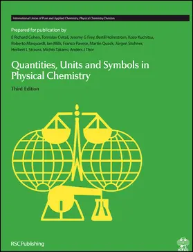 Cohen / Quack / Cvitas |  Quantities, Units and Symbols in Physical Chemistry | eBook | Sack Fachmedien