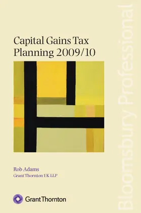  Capital Gains Tax Planning 2009/10 | Buch |  Sack Fachmedien