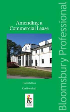 Bamford |  Amending a Commercial Lease | Buch |  Sack Fachmedien