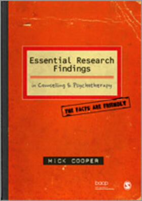 Cooper |  Essential Research Findings in Counselling and Psychotherapy | Buch |  Sack Fachmedien