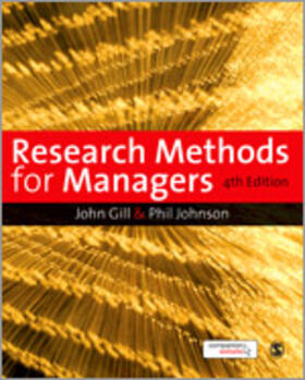 Gill / Johnson |  Research Methods for Managers | Buch |  Sack Fachmedien