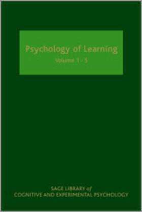 Shanks |  Psychology of Learning | Buch |  Sack Fachmedien